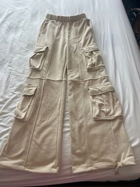 Sunday Cream Cozy Lounge Sweatpants with Sun Logo